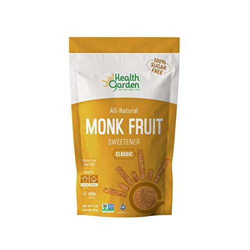Health Garden Monk Fruit Sweetener, Classic- Non Gmo - Gluten Fr