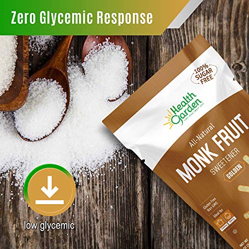 Health Garden Monk Fruit Sweetener, Golden- Non Gmo - Gluten Fre