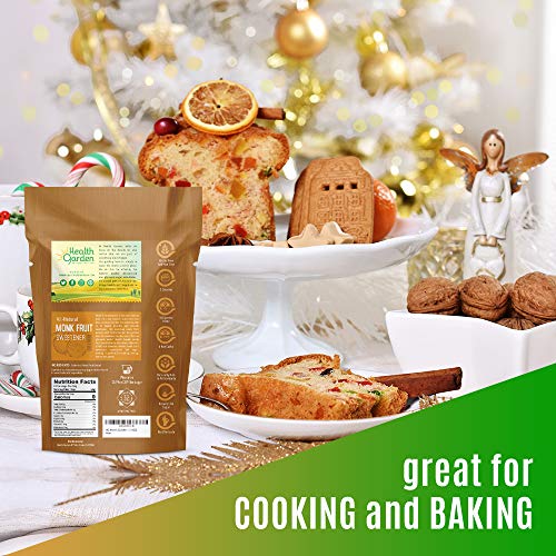 Health Garden Monk Fruit Sweetener, Golden- Non Gmo - Gluten Fre