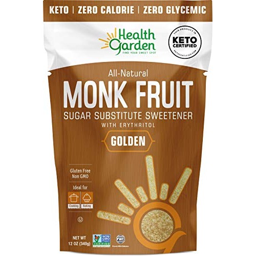 Health Garden Monk Fruit Sweetener, Golden- Non Gmo - Gluten Fre