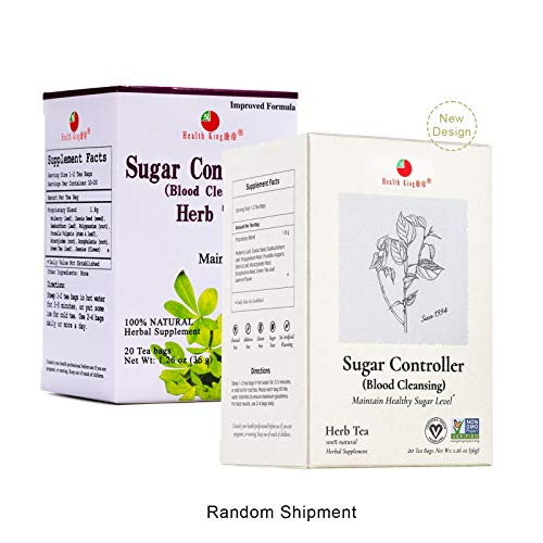 Health King Sugar Controller Herb Tea, Teabags, 20 Count Box Health King Sugar Controller Herb Tea, Teabags, 20 Count Box