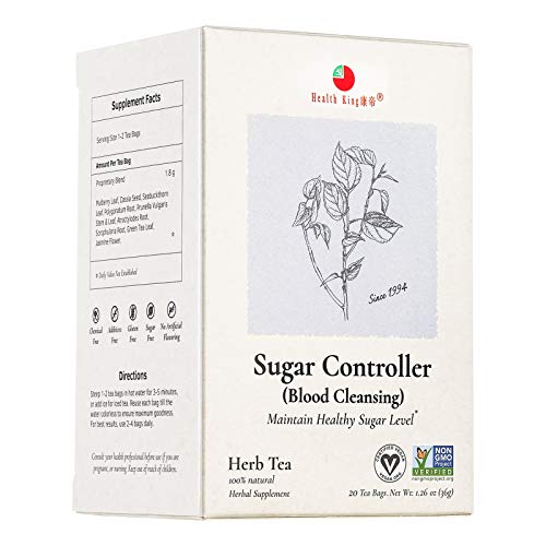 Health King Sugar Controller Herb Tea, Teabags, 20 Count Box Health King Sugar Controller Herb Tea, Teabags, 20 Count Box