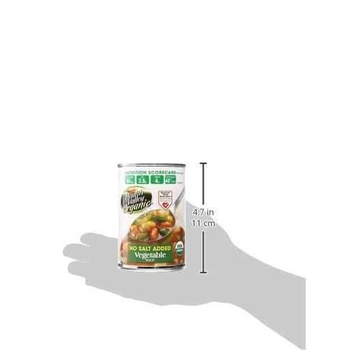 Health Valley Organic No Salt Added Soup, Vegetable, 15 Ounce