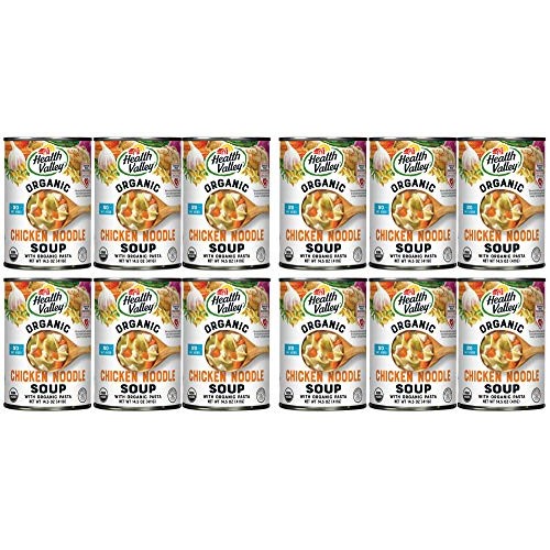 Health Valley Organic Soup, No Salt Added, Chicken Noodle, 15 Oz