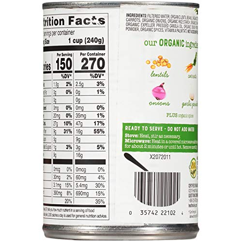 Health Valley, Soup, Lentil, No Salt,, 15 Oz