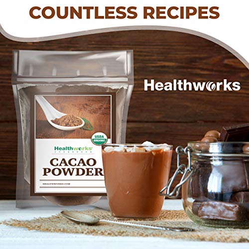 Healthworks Cacao Powder 32 Ounces / 2 Pounds | Cocoa Chocolat