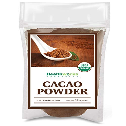 Healthworks Cacao Powder 32 Ounces / 2 Pounds | Cocoa Chocolat