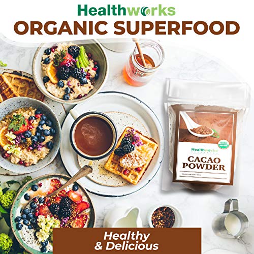 Healthworks Cacao Powder 80 Ounces / 5 Pounds | Cocoa Chocolat Healthworks Cacao Powder 80 Ounces / 5 Pounds | Cocoa Chocolat