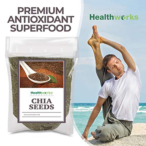 Healthworks Chia Seeds Raw 6Lb / 96Oz 3 X 2Lb Bags | Pestici