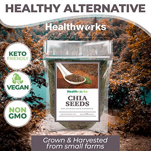 Healthworks Chia Seeds Raw 6Lb / 96Oz 3 X 2Lb Bags | Pestici