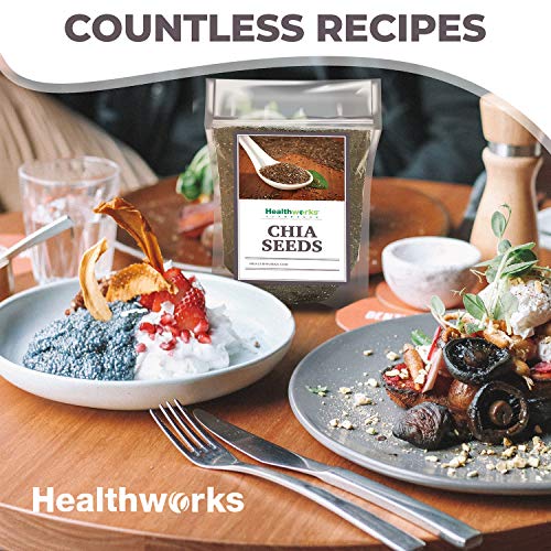 Healthworks Chia Seeds Raw 6Lb / 96Oz 3 X 2Lb Bags | Pestici
