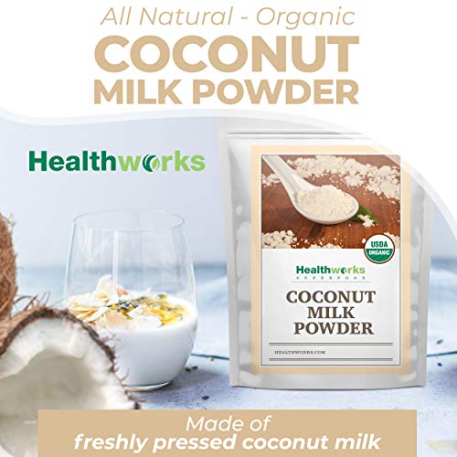 Healthworks Coconut Milk Powder 16 Ounce / 1 Pound | Certified