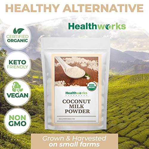 Healthworks Coconut Milk Powder 16 Ounce / 1 Pound | Certified