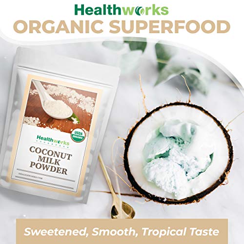 Healthworks Coconut Milk Powder 16 Ounce / 1 Pound | Certified