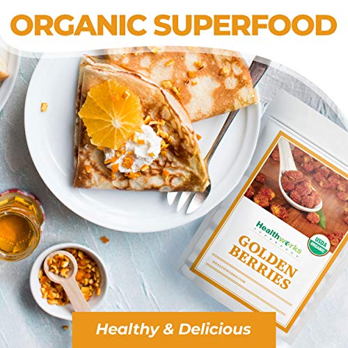 Healthworks Golden Berries 16 Ounces / 1 Pound | Raw | Certifi