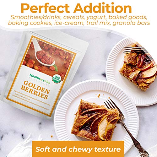 Healthworks Golden Berries 16 Ounces / 1 Pound | Raw | Certifi