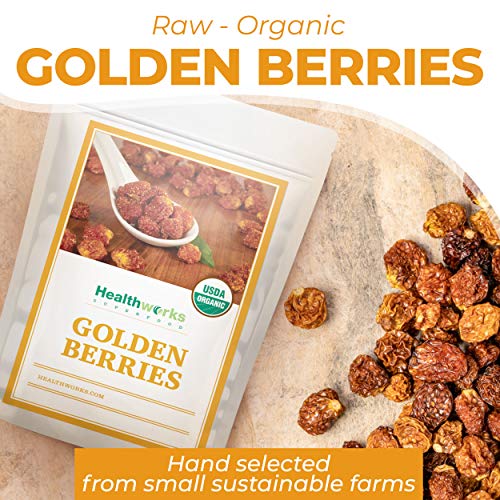 Healthworks Golden Berries 16 Ounces / 1 Pound | Raw | Certifi