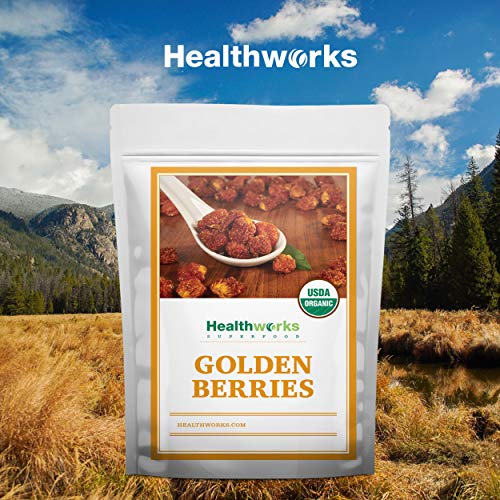 Healthworks Golden Berries 16 Ounces / 1 Pound | Raw | Certifi