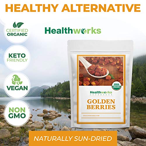 Healthworks Golden Berries 16 Ounces / 1 Pound | Raw | Certifi