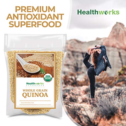Healthworks Quinoa White Whole Grain Raw Organic 80 Ounces / 5