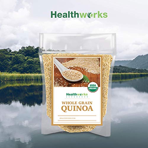 Healthworks Quinoa White Whole Grain Raw Organic 80 Ounces / 5