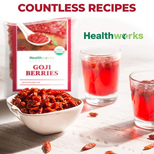 Healthworks Raw Goji Berries 32 Ounces / 2 Pound | Certified O