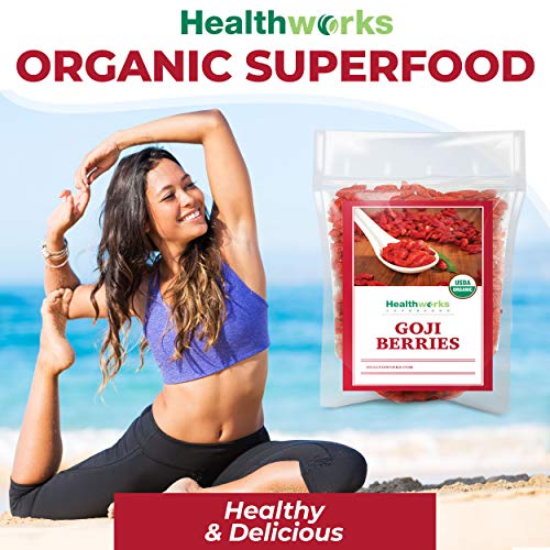 Healthworks Raw Goji Berries 32 Ounces / 2 Pound | Certified O