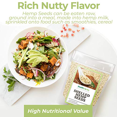 Healthworks Shelled Hemp Seeds Canadian 32 Ounces / 2 Pound |