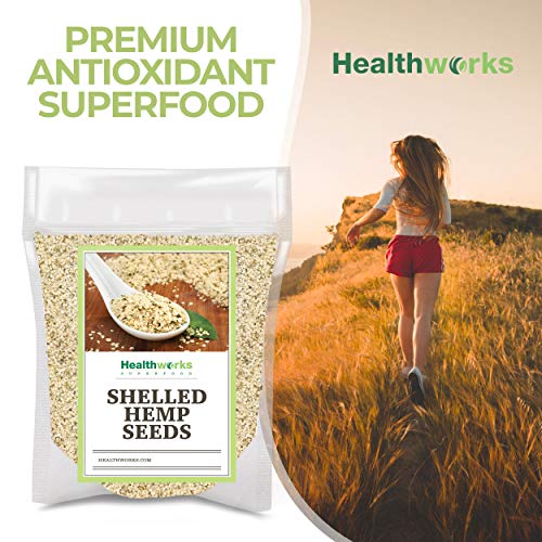 Healthworks Shelled Hemp Seeds Canadian 32 Ounces / 2 Pound |