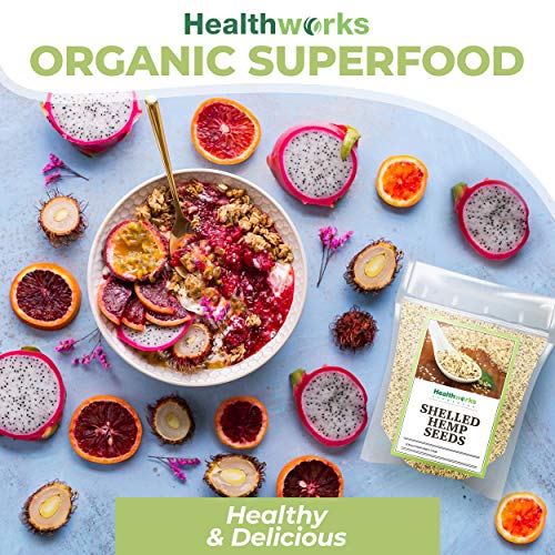 Healthworks Shelled Hemp Seeds Canadian 32 Ounces / 2 Pound |