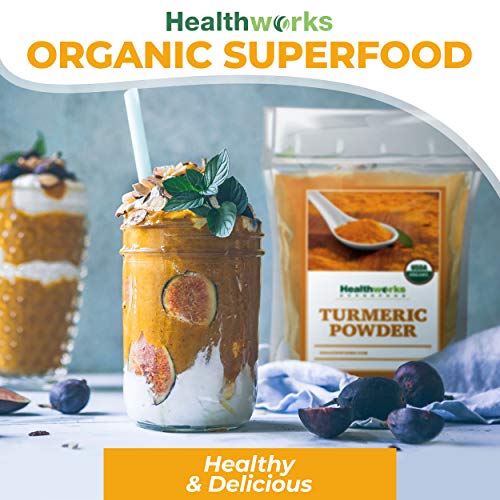 Healthworks Turmeric Powder 16 Ounces / 1 Pound | Ground Raw O
