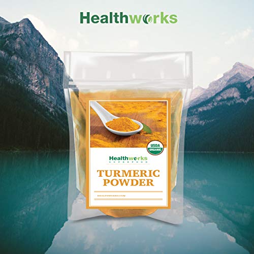 Healthworks Turmeric Powder 16 Ounces / 1 Pound | Ground Raw O