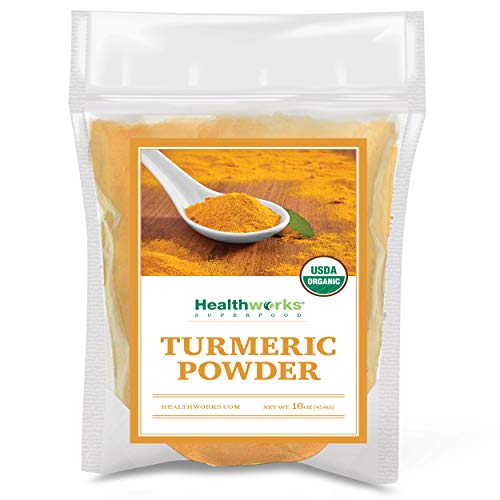 Healthworks Turmeric Powder 16 Ounces / 1 Pound | Ground Raw O