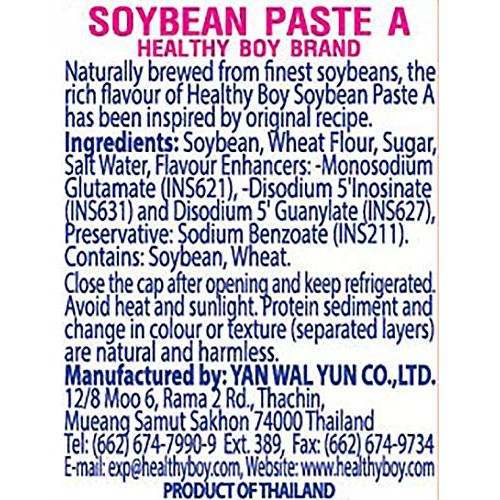 Healthy Boy Thai Soybean Paste Taochio, 12 Ounces Pack Of 1
