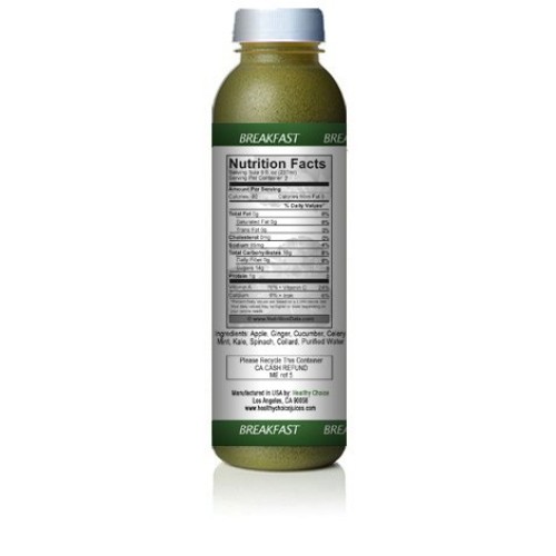Healthy Choice Juices 1 Day Detox Cold Pressed Juice Cleanse - B