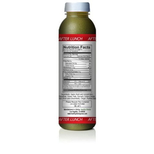 Healthy Choice Juices 1 Day Detox Cold Pressed Juice Cleanse - B
