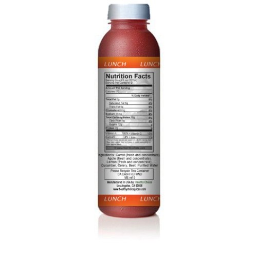 Healthy Choice Juices 1 Day Detox Cold Pressed Juice Cleanse - B