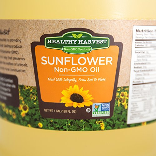 Healthy Harvest Non-Gmo Sunflower Oil - Healthy Cooking Oil For