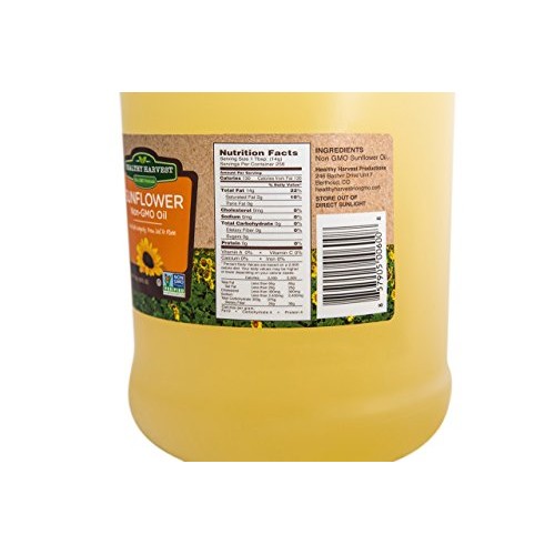 Healthy Harvest Non-Gmo Sunflower Oil - Healthy Cooking Oil For