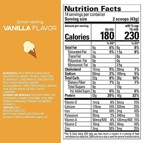 Healthy Height Kids Nutritional Shakes - Best Sellers Bundle - C