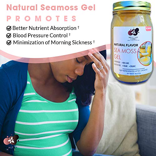 Sea Moss Gel 16 Oz Made From St Lucia Gold Wildcrafted Organic