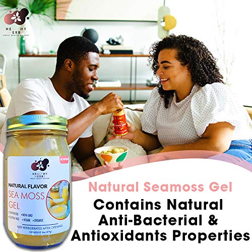 Sea Moss Gel 16 Oz Made From St Lucia Gold Wildcrafted Organic