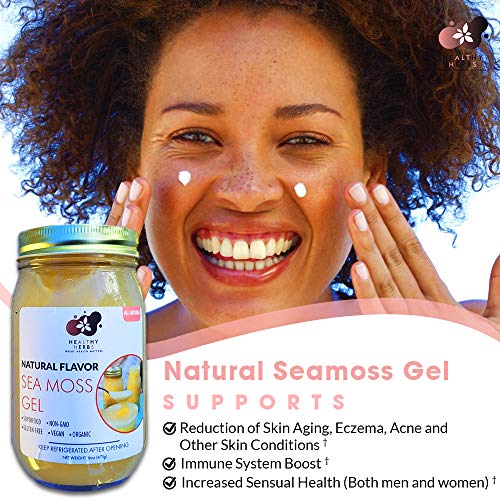 Sea Moss Gel 16 Oz Made From St Lucia Gold Wildcrafted Organic