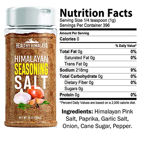 Healthy Himalaya Seasoning Salt - All-Natural Himalayan Salt Ble