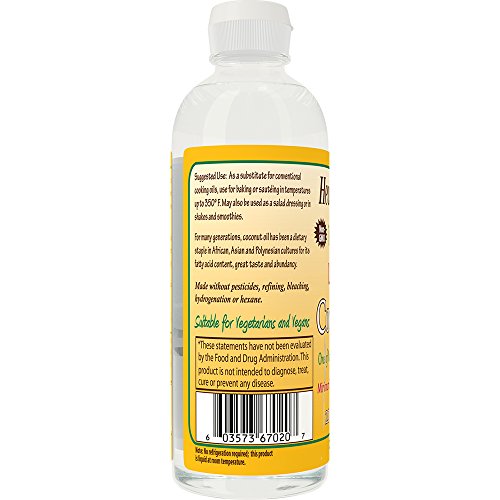 Healthy Origins Liquid Coconut Oil 93% Mct, 20 Ounce