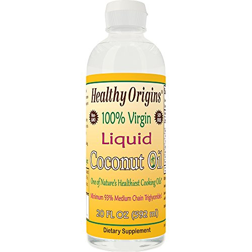 Healthy Origins Liquid Coconut Oil 93% Mct, 20 Ounce