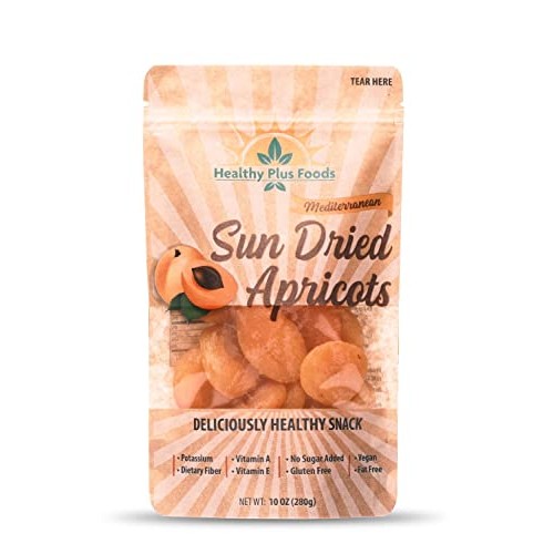 Healthy Plus Foods, Dried Apricots, 10oz Resealable Single Bag, ...