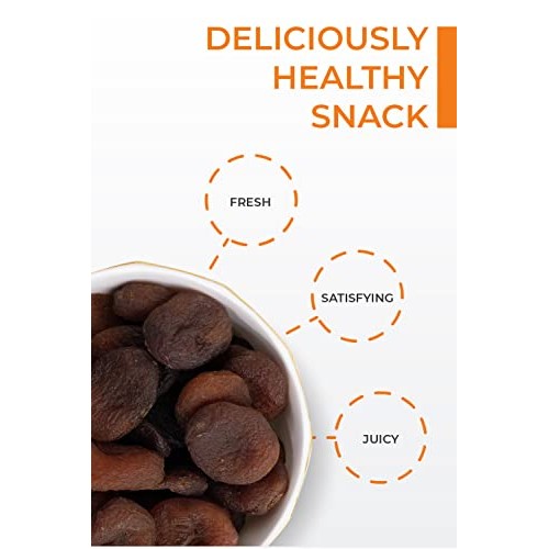 Healthy Plus Foods, Natural Dried Apricots, 10oz Resealable Sing...