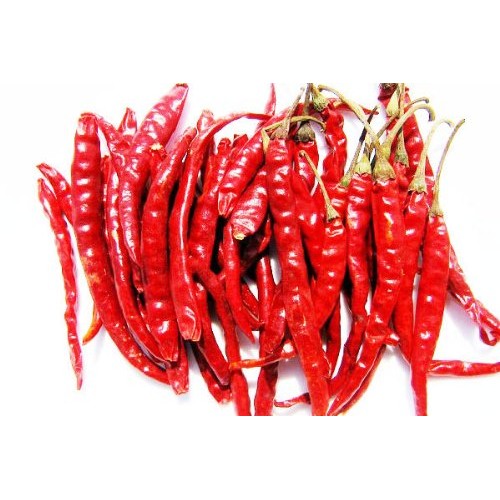Thai Whole Dried Chile Peppers Very Hot 100G. Seed Jinda