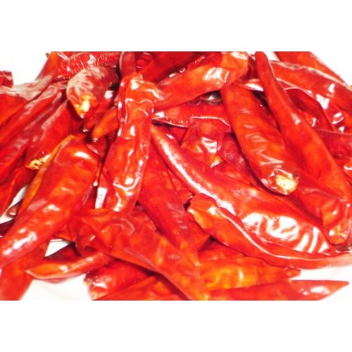 Thai Whole Dried Chile Peppers Very Hot 100G. Seed Jinda